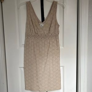 XS Max Studio cream colored dress